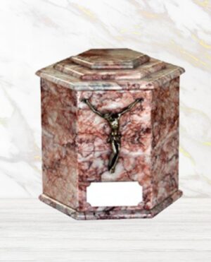 Exagonal Marmol Rosa Cristo