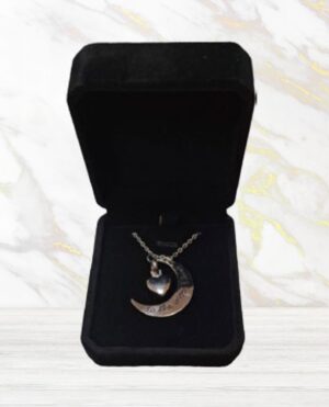 Corazón lunar Relicario mi ángel